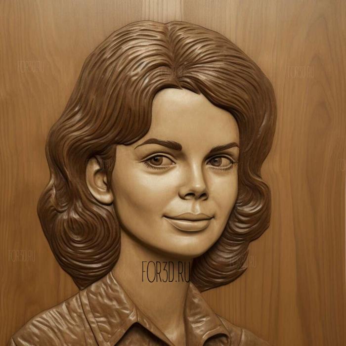 Natalie Wood 2 stl model for CNC